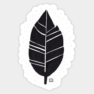 SCANDINAVIAN STYLE LEAF Sticker